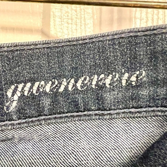 7 FOR ALL MANKIND Gwenevere cropped Dark Washed Jeans women’s size 30 - Picture 6 of 10